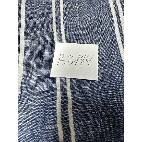 Old Navy Women’s Linen Blend Blue/White Striped Wide Leg" Pants Size XL - Picture 15 of 15